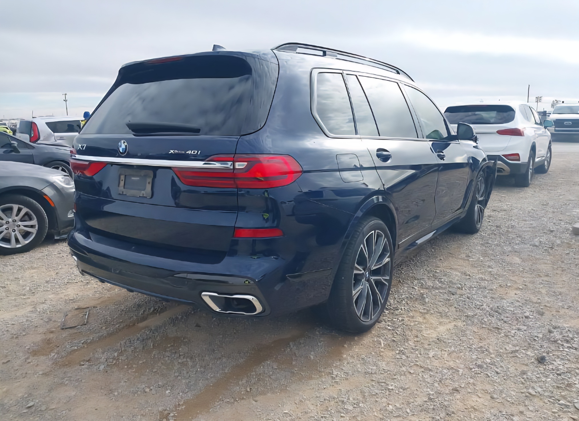 BMW X7 2020 BLUE vin: 5UXCW2C00M9E43416